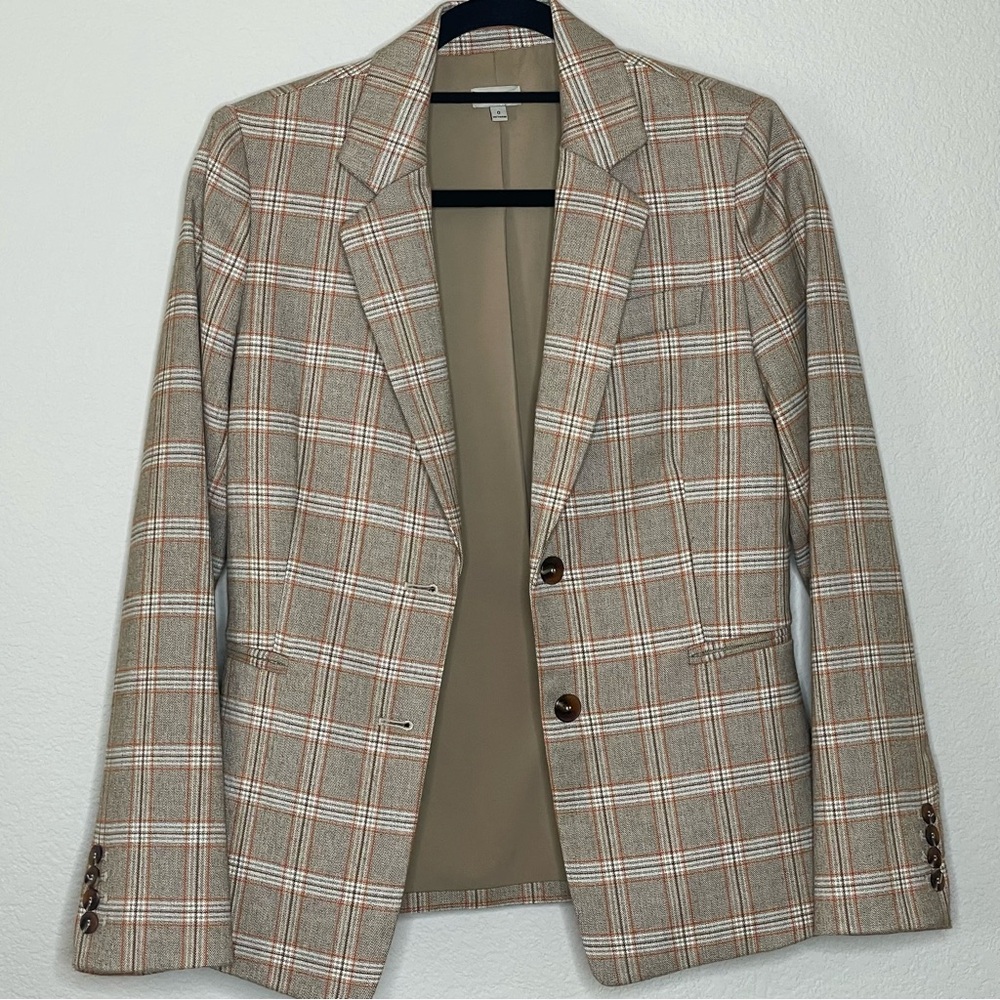 Cremieux Plaid Blazer size 0